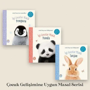 Mini Hayvan Masalları Serisi 3 Kitap / 2+yaş