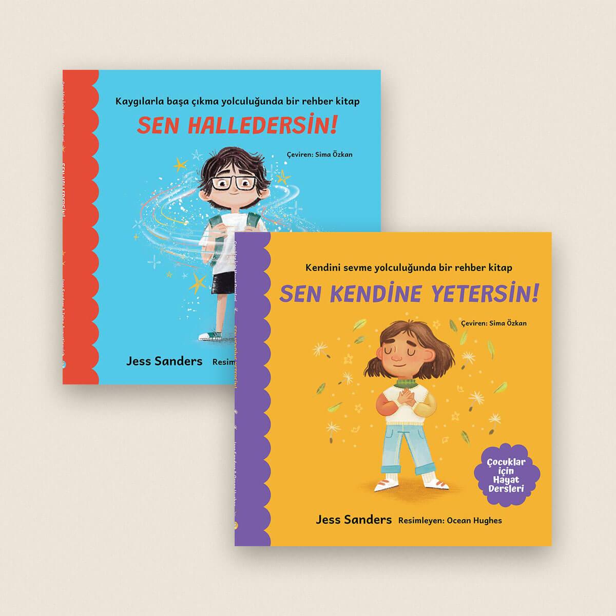 Çocuklar İçin Hayat Dersleri Serisi- 2 Adet Resimli Çocuk Kitabı / 4+