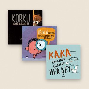 Hakkında Bildiğim Her Şey Serisi - 3 Adet Resimli Çocuk Kitabı / 2-3+yaş